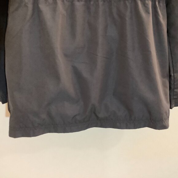 Jacket Water Resistant Hip Length Merona  Large Charcoal - Picture 9 of 12